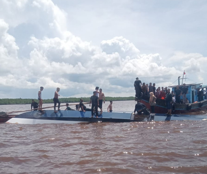 Polisi Tetapkan Dua Tersangka Kecelakaan Kapal Evelyn Calisca di Inhil
