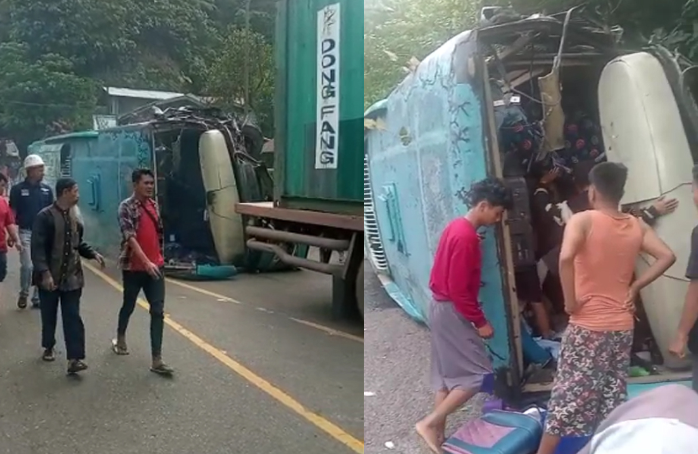 33 Mahasiswa Unri Terluka dalam Insiden Bus Terbalik di Padang Panjang