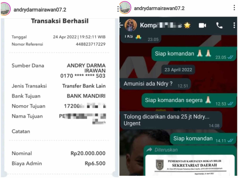 Heboh Kasus Setoran Bripka Andri ke Komandan, Polda Riau Tahan Kompol P dan Tujug Anggota Brimob
