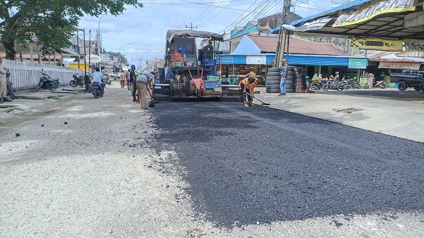PUPR Pekanbaru Perbaiki 17 Titik Jalan Rusak Sepanjang Februari 2023