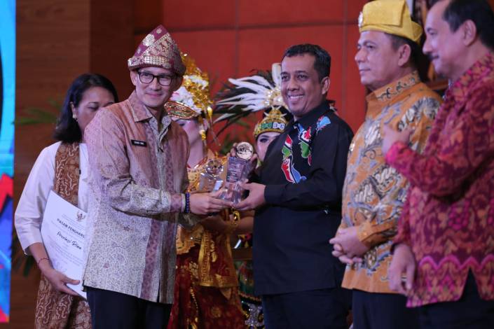 Dispar Riau Raih Juara 1 Gelar Lomba Video Promosi APPI 2023 Kemenparekraf