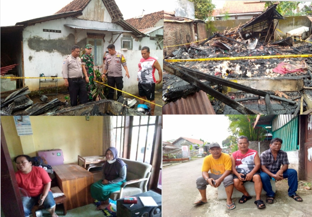Satu Unit Rumah Ludes Terbakar di Desa Rawalo