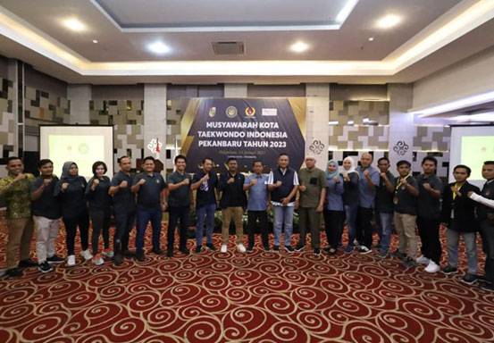 Hadiri Muskot Taekwondo Indonesia Kota Pekanbaru, Plt Kadispora Ajak Ketua Bersinergi dengan Pemerintah